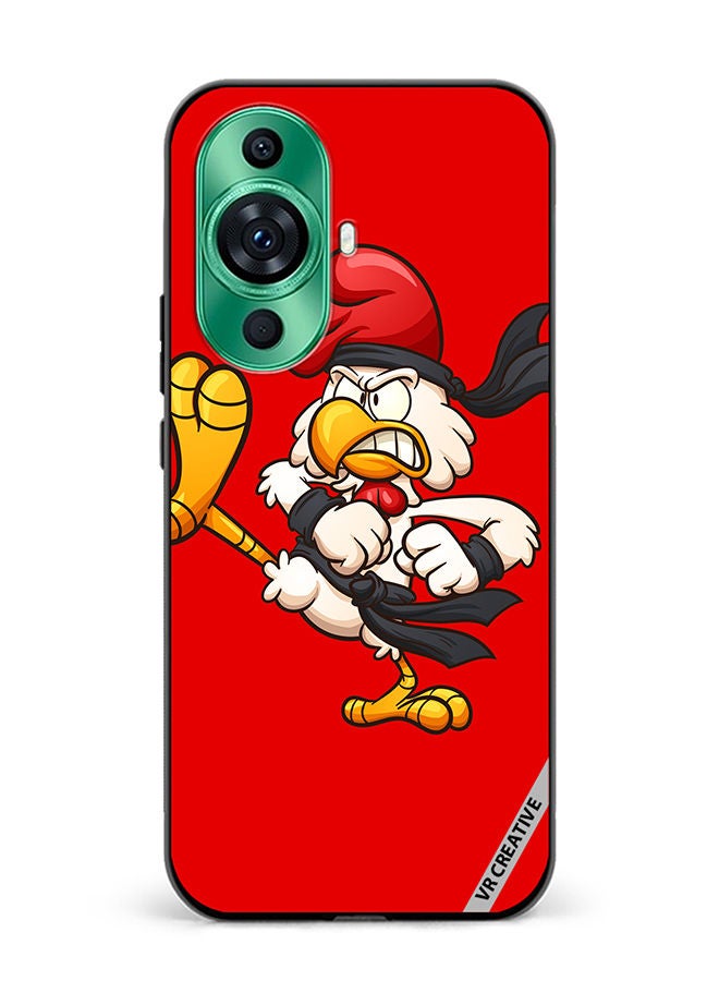 VR CREATIVE Protective Case Cover For Huawei nova 11 Pro Karate Chicken Design Multicolour - Image 1