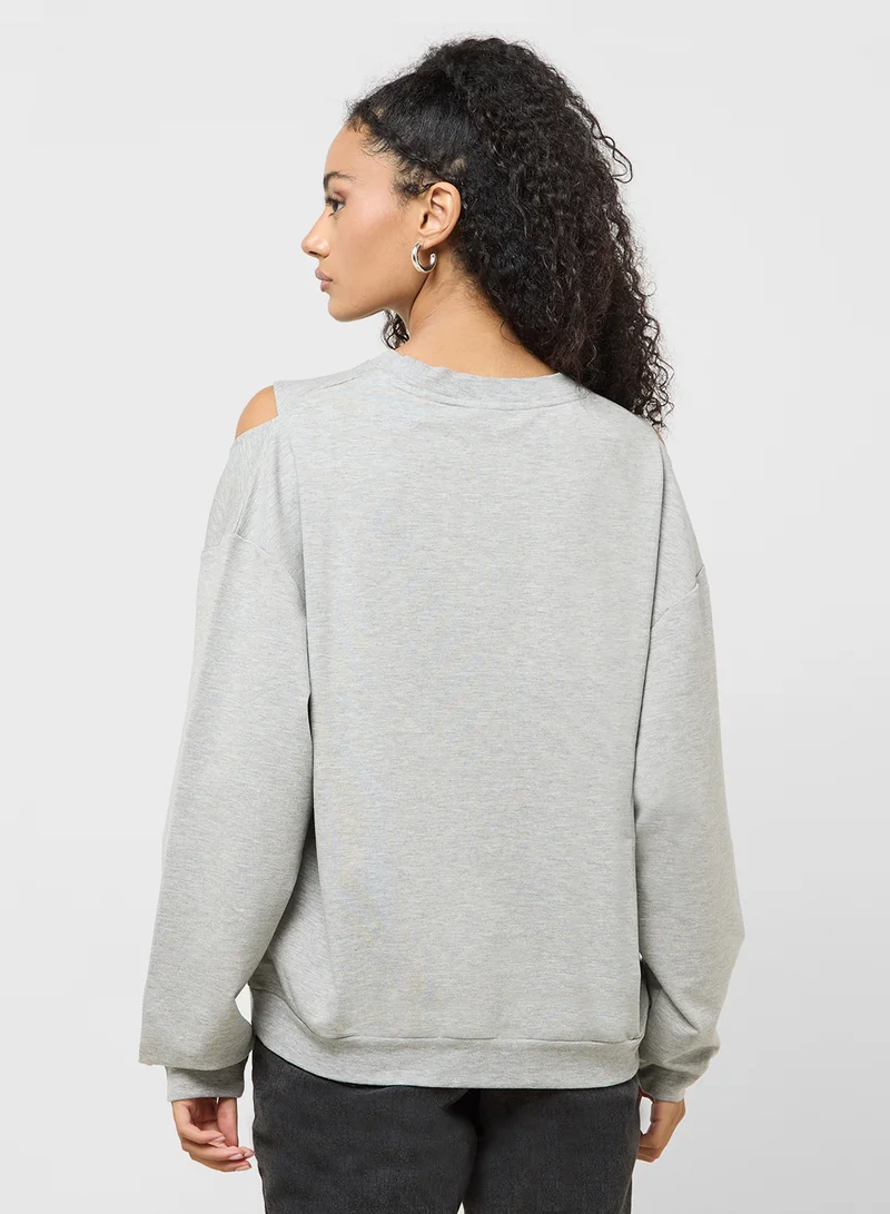 HUGO Logo Crew Neck Sweatshirt