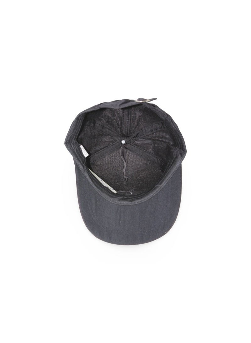 Fancy Boys Cotton Cap – Black with "Super Dino" Design - Image 3