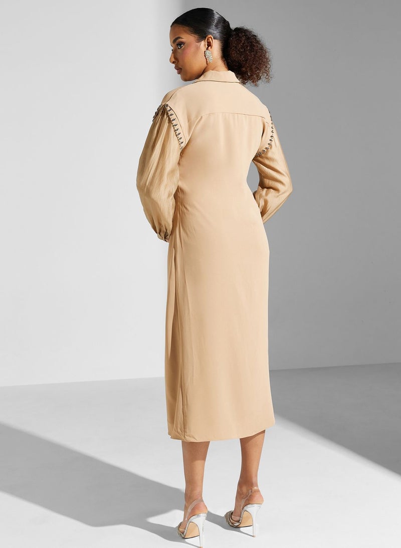 Montania Collared Midi Dress  - Image 2