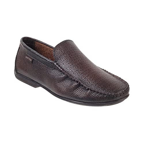 Metro Men Brown Leather Loafer UK/7 EU/41 (71-8748) - Image 2