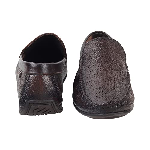 Metro Men Brown Leather Loafer UK/7 EU/41 (71-8748) - Image 5