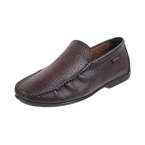 Metro Men Brown Leather Loafer UK/7 EU/41 (71-8748) - Image 1
