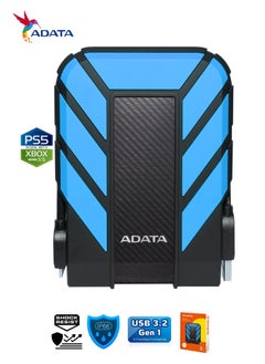 أداتا محرك الأقراص الصلبة الخارجي ADATA HD710P Pro المتين | معدل نقل سريع للبيانات | هارد 2 تيرابايت | أزرق  - Image 3