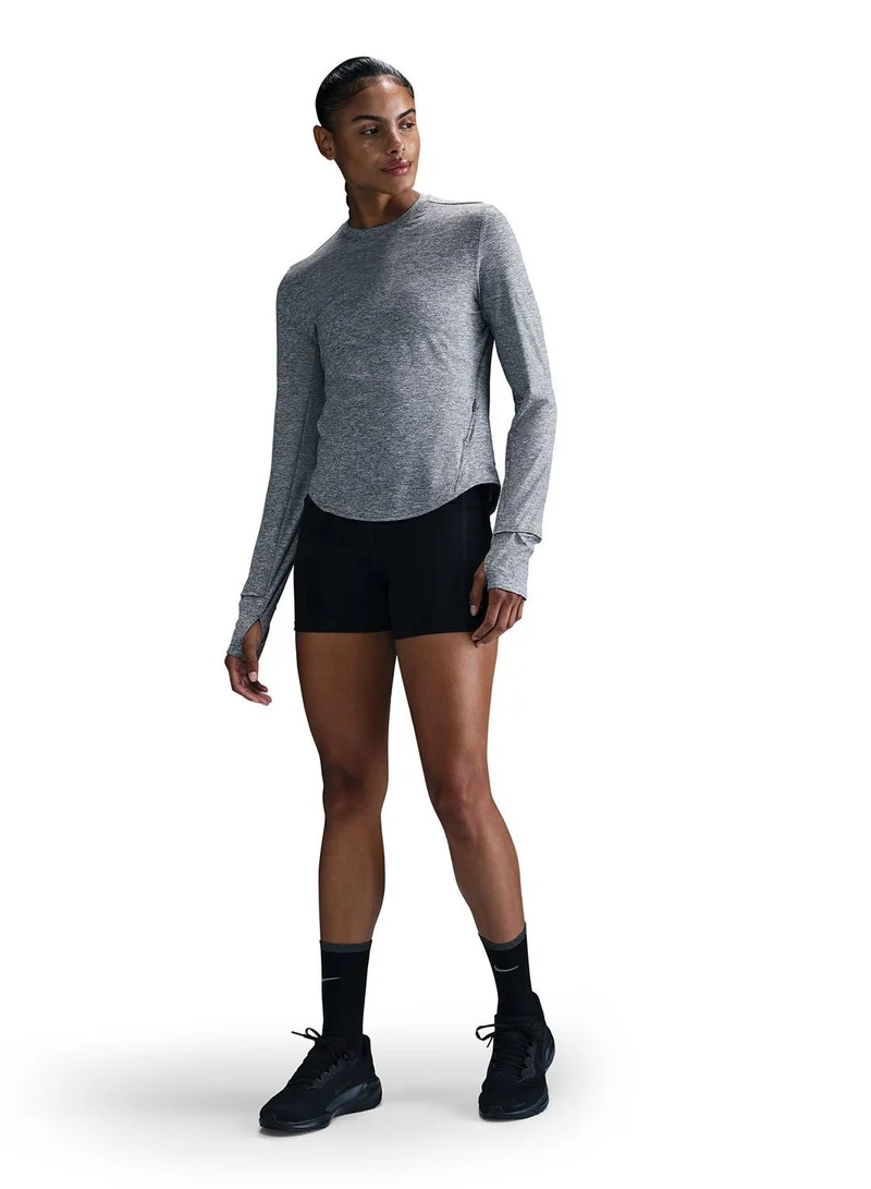 Nike smoke grey/htr/(reflective silv) Tempo Novelty Dri-Fit Running Tank Top for Women | Best Price UAE