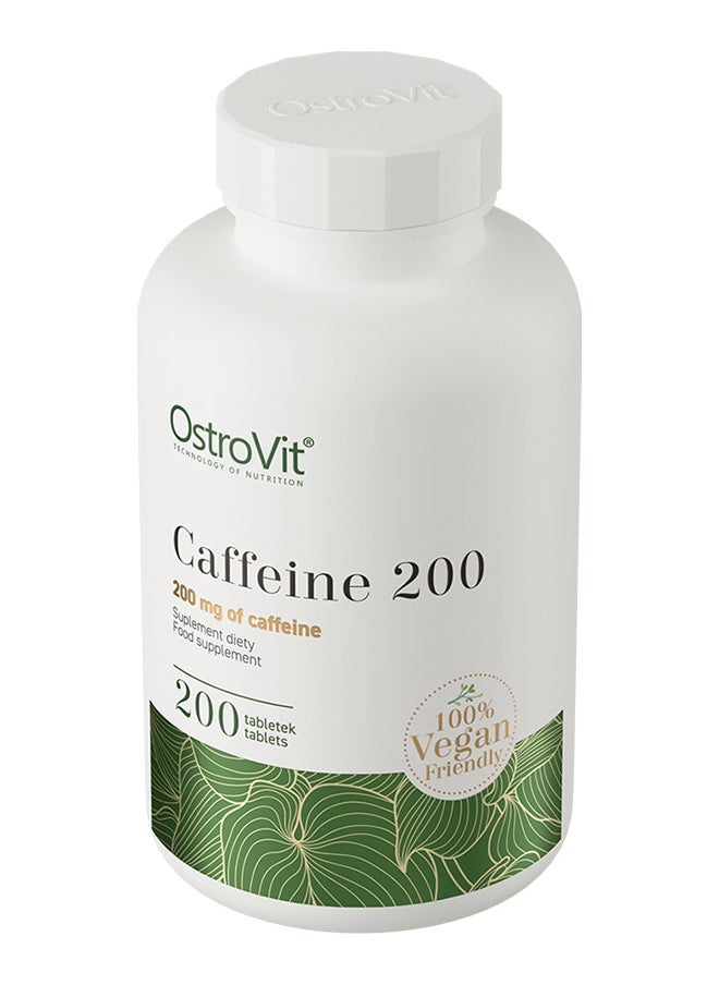 OstroVit - Caffeine 200 mg  200 Tablets - Boost Your Energy and Focus - Image 1