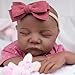 Milidool Reborn Baby Dolls Black Girl 18inch Realistic Baby Dolls Lifelike Soft Vinyl Black American Doll Nice Gift for Kids PreParents GrandParents Doll Collectors - Image 4