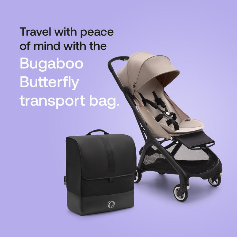 Bugaboo Butterfly Transport Bag Butterfly Stroller - Easy For Travel Or Storage - Black - Image 2