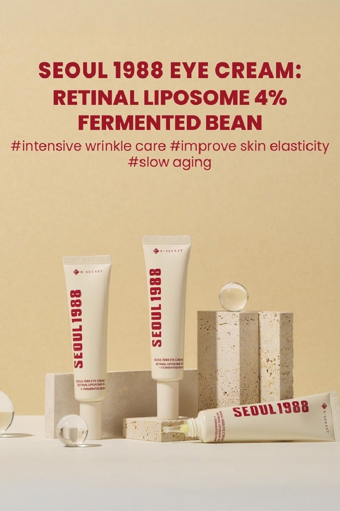 K-SECRET KSECRET SEOUL 1988 Eye Cream : Retinal Liposome 4% + Fermented Bean, 30ml  - Image 2