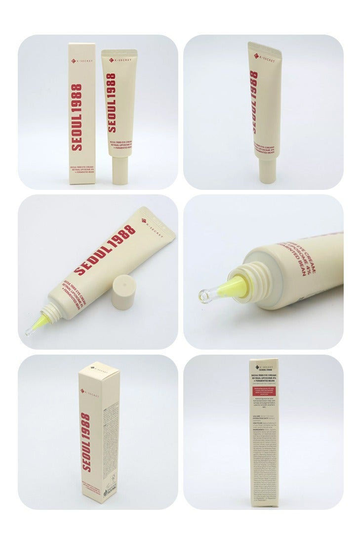 K-SECRET KSECRET SEOUL 1988 Eye Cream : Retinal Liposome 4% + Fermented Bean, 30ml  - Image 5