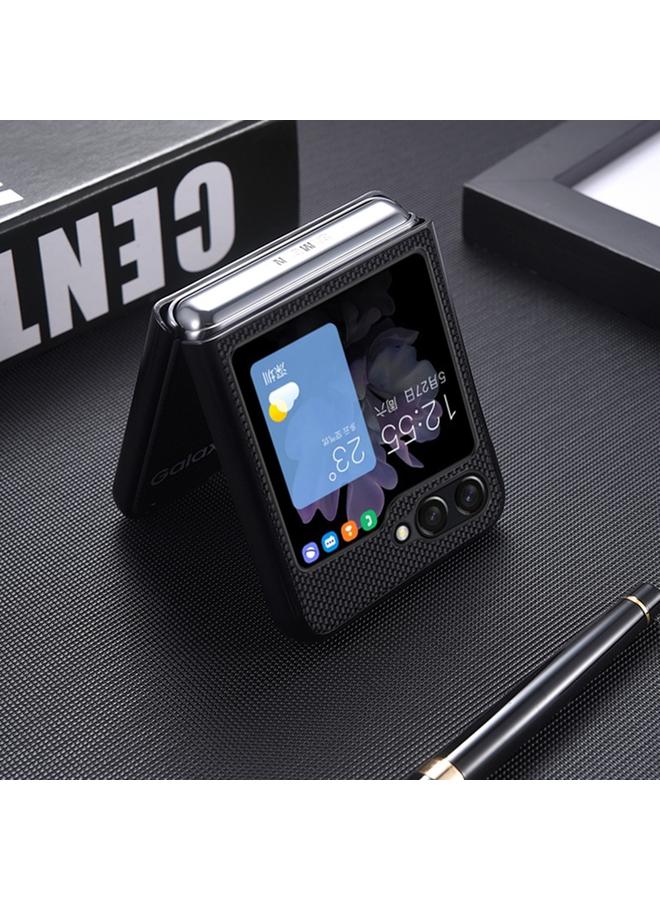 S-TOP Case For Samsung Galaxy Z Flip6 Nylon Woven Texture Folding Phone Case - Image 5