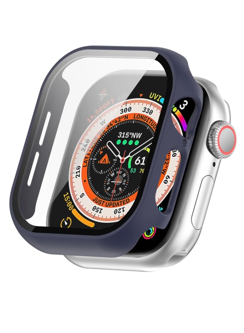 Hard Case for Apple Watch 10,iWatch Screen Protector PC Ultra-Thin Overall Protective Cover(46mm,Blue) - Image 1