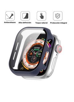 Generic Hard Case for Apple Watch 10,iWatch Screen Protector PC Ultra-Thin Overall Protective Cover(46mm,Blue)  - Image 2