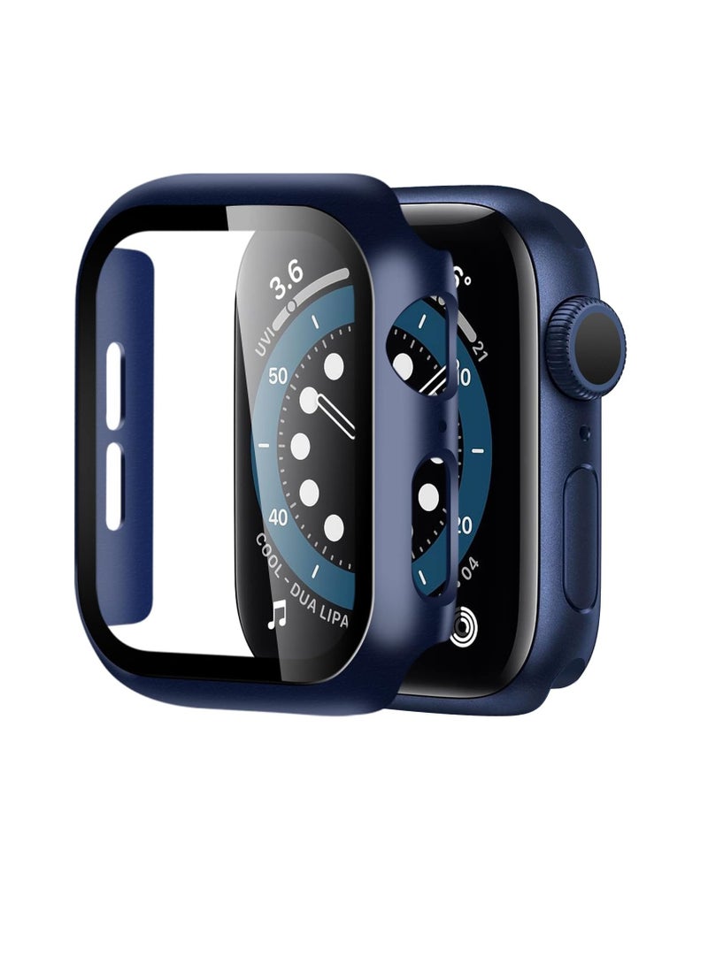 Hard Case for Apple Watch 10,iWatch Screen Protector PC Ultra-Thin Overall Protective Cover(46mm,Blue) - Image 3