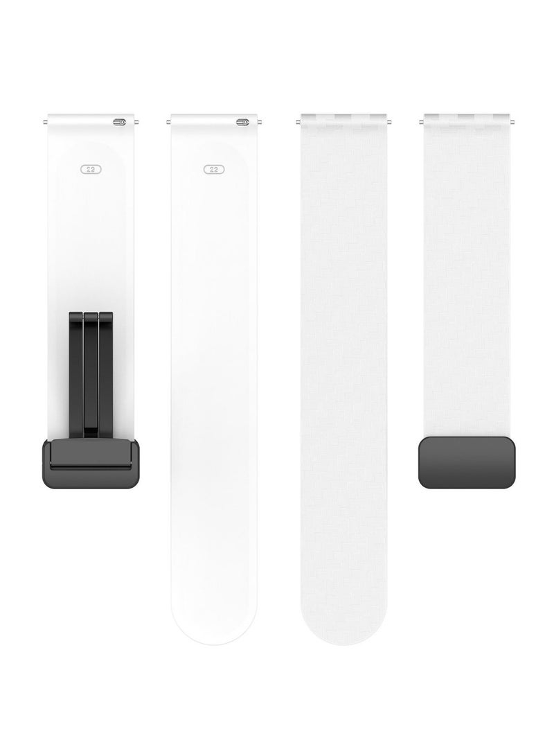 X-level Huawei Watch 4 Replacement Band 22mm Replacement Wrist Watch Strap Band Compatible With Huawei Watch 4/Watch GT3 46mm/GT4 46mm/Soft Silicone Watch Band With Magnetic Buckle Sport Watch Strap - Image 5