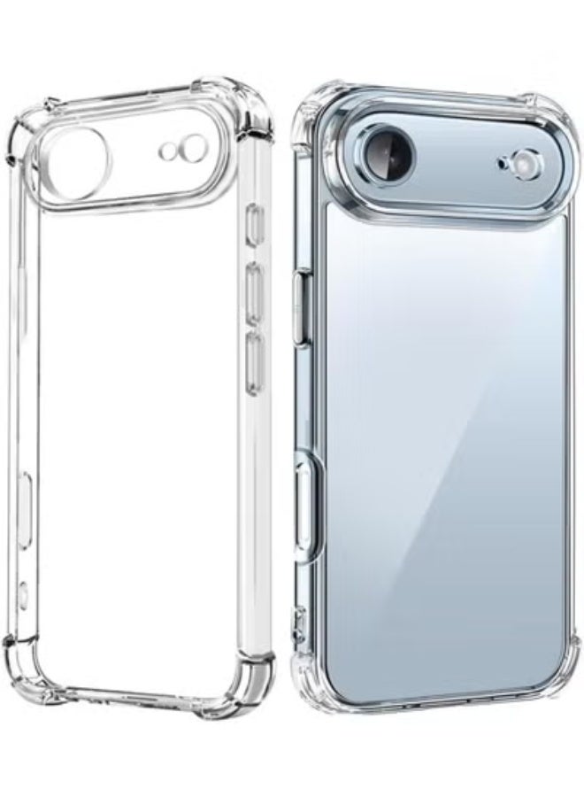 JAJEEK iPhone 17 Air Case Clear TPU Bumper Cover – Shockproof & Anti-Yellowing Transparent Protective Case | Anti-Scratch Slim Design with Enhanced Grip | Wireless Charging Compatible Back Cover - Image 1