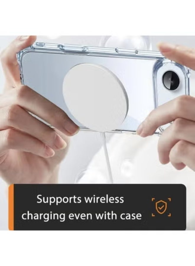 JAJEEK iPhone 17 Air Case Clear TPU Bumper Cover – Shockproof & Anti-Yellowing Transparent Protective Case | Anti-Scratch Slim Design with Enhanced Grip | Wireless Charging Compatible Back Cover - Image 3