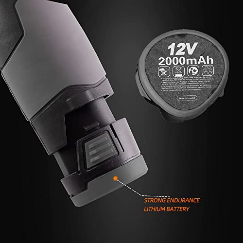 SPTA Cordless Mini Polisher, 12V Cordless Multi Polisher, Micro Cordless Scratches Killer Car Polisher RO/DA Mini Auto Machine Sets With Polishing Pad And Wool Pads for polishing, Sanding and Cleaning - Image 5