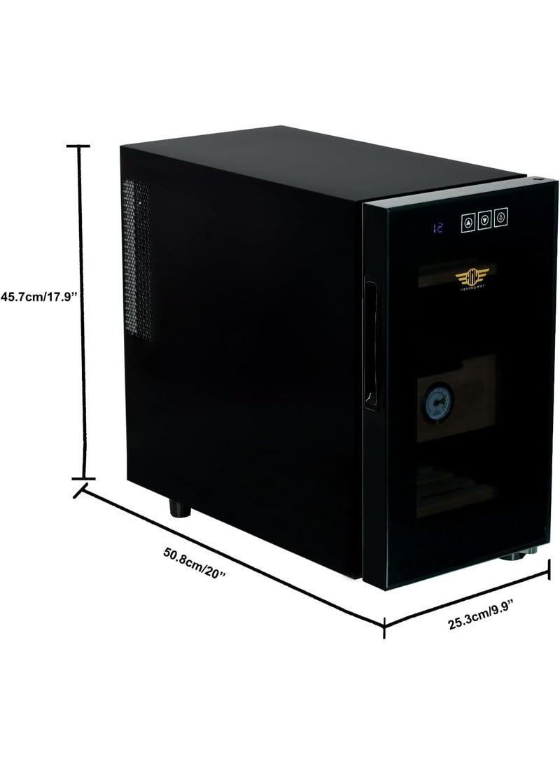 همنغواي خزانة  كهربائية حرارية مع جهاز قياس الرطوبة للتحكم في درجة الحرارة من هيمنغواي - Image 3