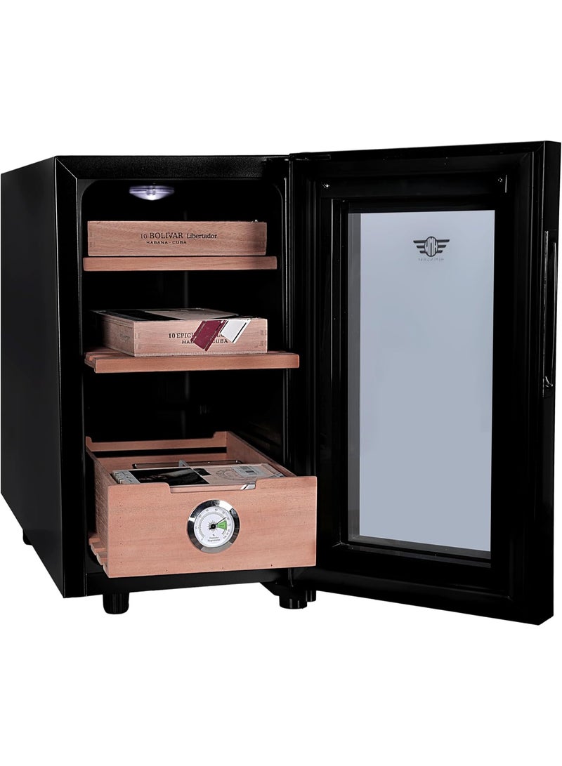 Hemingway Thermo - Electric Cigar Humidor Cabinet And Hygrometer Temperature Controll - Image 3