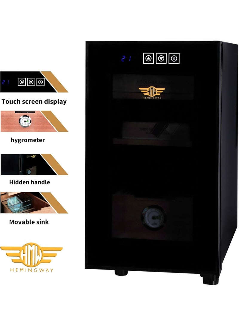 Hemingway Thermo - Electric Cigar Humidor Cabinet And Hygrometer Temperature Controll - Image 2