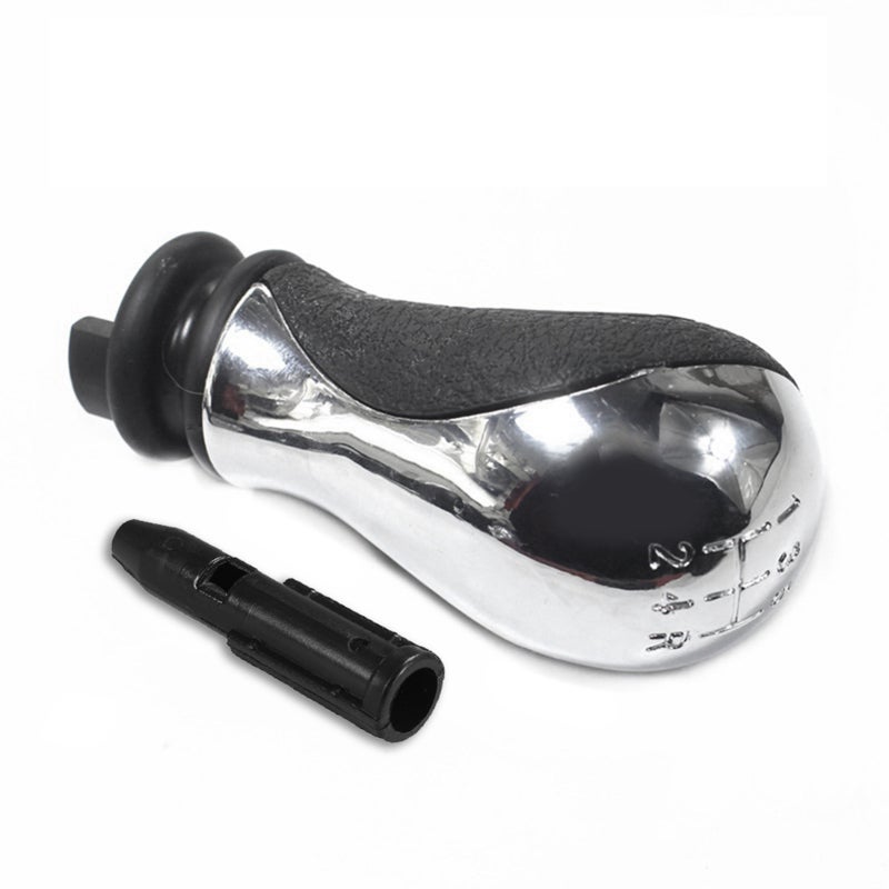 Manual Shift Knob Silver Easy Installation Direct Replacement - Durable Bright Color Gear Shift Knob for Vehicle Interior Upgrade - Image 1
