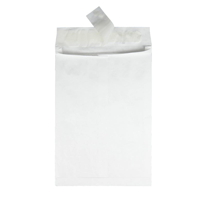 Quality Park Survivor Lightweight 14 lb Tyvek Open End 1.5" Expansion Mailers, 13 1/2, Square Flap, Redi-Strip Closure, 10 x 13, White, 25/Box - Image 5
