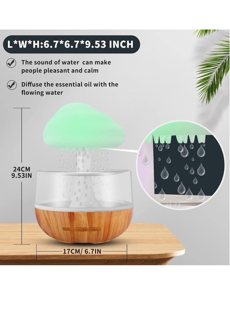 ELTRAZONE جهاز ترطيب الهواء ليلي على شكل سحابة مع ضوء مائي وعلاج بالزيوت العطرية - Image 4