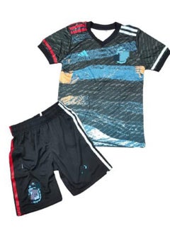 Boys' soccer kit, imported from high quality materials - blue