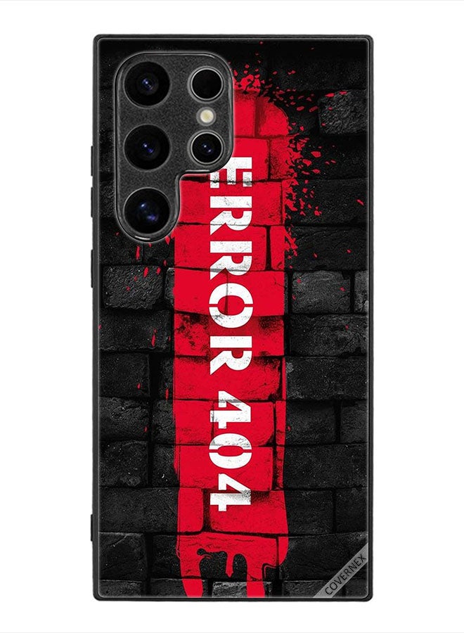 Covernex Protective Case Cover For Samsung Galaxy S24 Ultra Error 404 Wallpaper - Image 1