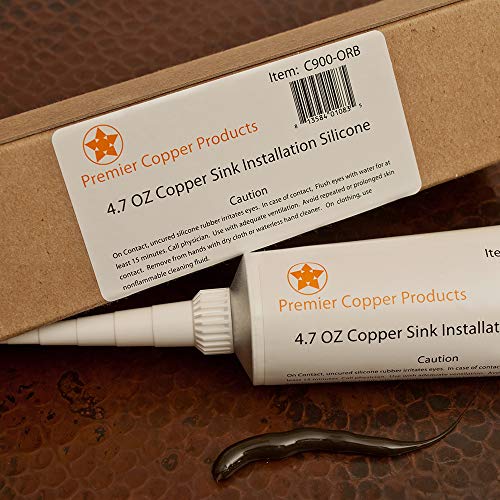 Premier Copper Products C900-ORB Universal Copper Sink Installation Silicone, Oil Rubbed Bronze - Image 1