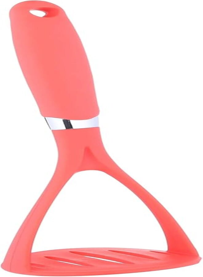 Plastic Potato Masher - Red