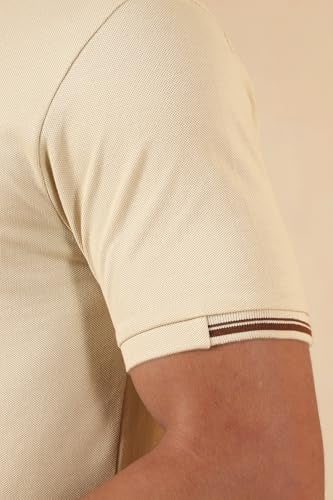 FYLTR Men's RegularFit Polo T-Shirt with Contrast Tipping Collar - Soft Handfeel | Casual T-Shirts for Men - Image 4