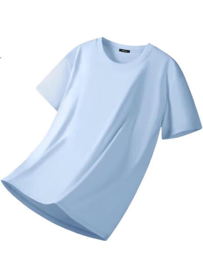 Mingchuang Youpin Miniso Men'S Short-Sleeve Casual Shirt, Summer Loose-Fit Large Size Cotton Half-Sleeve For Men, White, Xl - Image 2