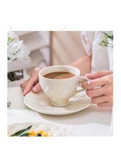 زد طقم شاي فرنسي مع أكواب وأطباق مطبوعة بتصميم أوروبي  - Image 2