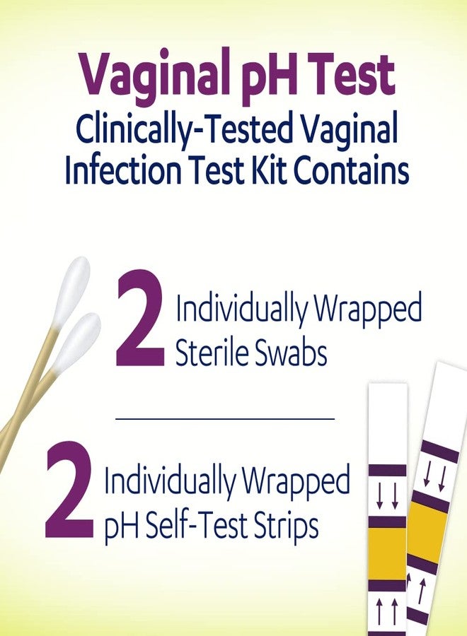AZO Vaginal pH Test Kit, Clinically-Tested Vaginal Infection Test Kit, FSA/HSA Eligible, Fast & Accurate Results, from The #1 Most Trusted Urinary Health Brand, 2 Self-Tests - Image 3