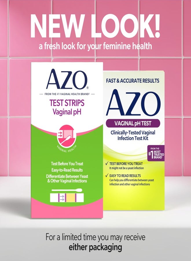 AZO Vaginal pH Test Kit, Clinically-Tested Vaginal Infection Test Kit, FSA/HSA Eligible, Fast & Accurate Results, from The #1 Most Trusted Urinary Health Brand, 2 Self-Tests - Image 2