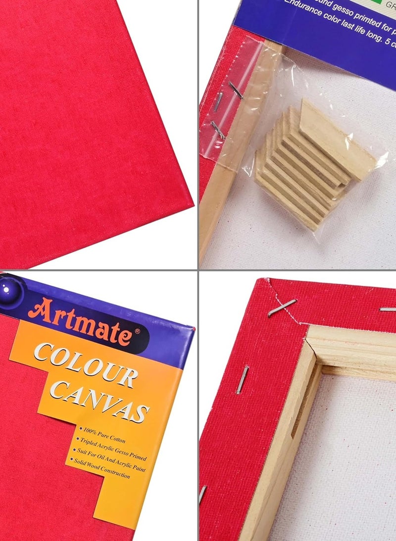Artmate Artist Canvas, Red, 30x40cm - JIGN3040RE - Image 5