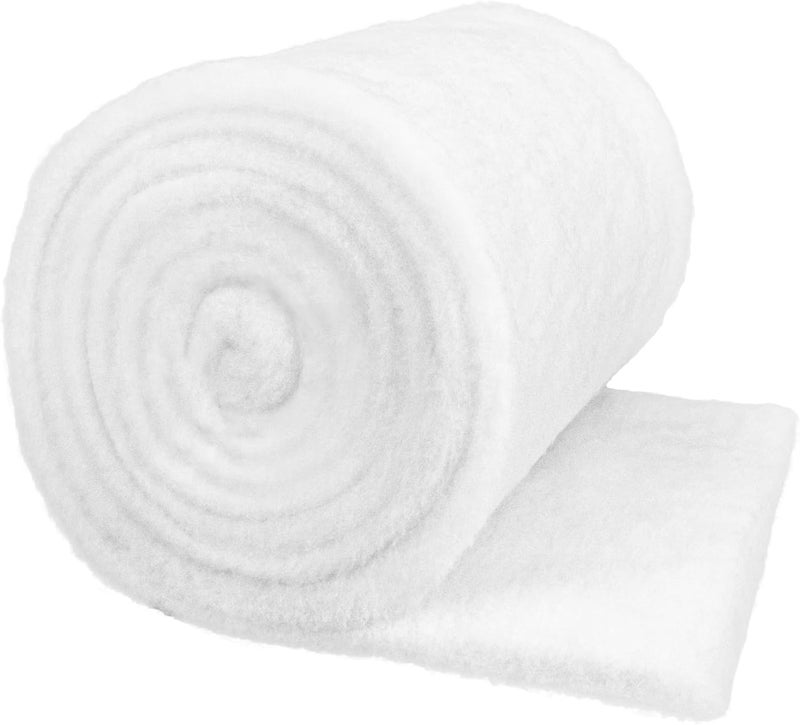 Rainflow MAQIHAN Aquarium Filter Pad - Aquarium Filter Media, Aquarium Filter Floss,39.4 x 11.8in Filter Pad, Filter Floss for Fish Tank, Aquarium, Ponds,Garden，Saltwater, Fershwater,Plant, Trutle(White) - Image 1