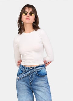 Long Sleeves Cropped Top