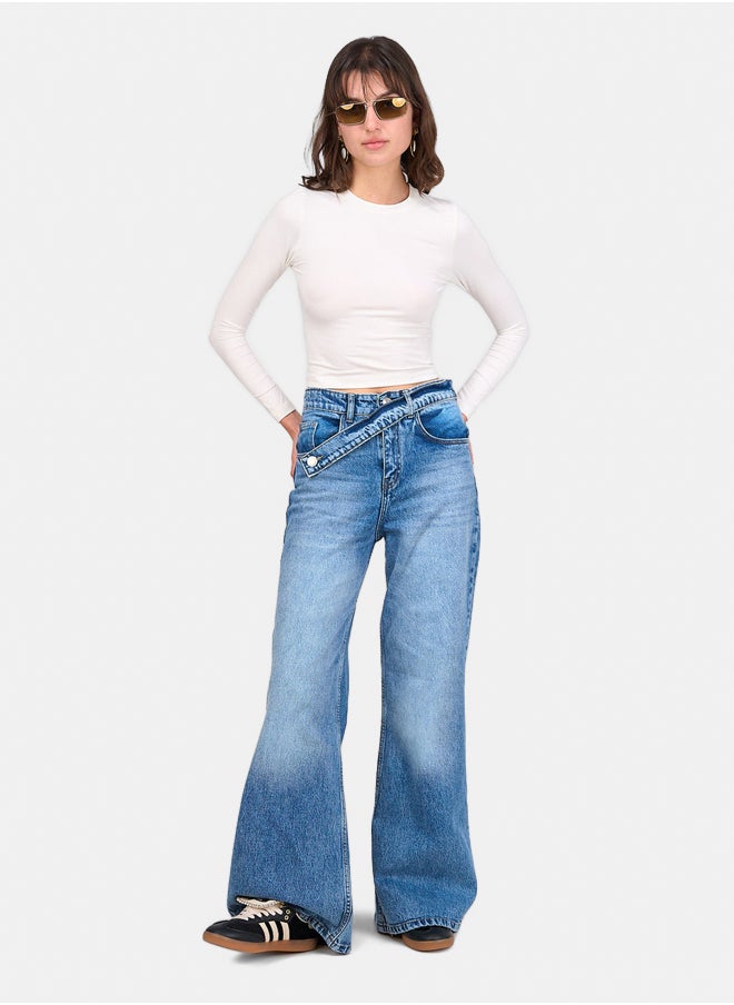 Clue - Long Sleeves Cropped Top - Image 1