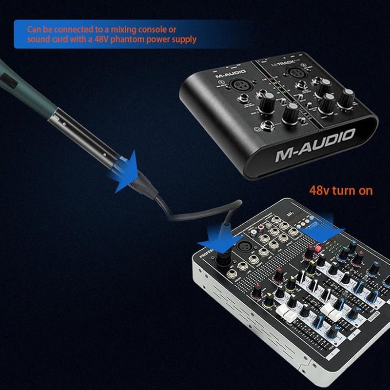 مضخم صوت ديناميكي 48 فولت، ربح 28 ديسيبل، مخصص لسماعات DM1 الديناميكية السلبية من نوع ريبون - Image 1