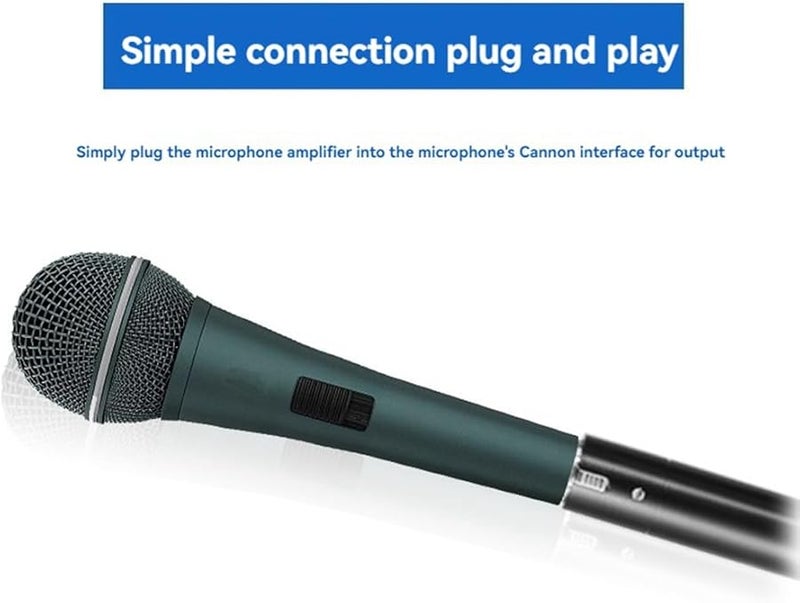 مضخم صوت ديناميكي 48 فولت، ربح 28 ديسيبل، مخصص لسماعات DM1 الديناميكية السلبية من نوع ريبون - Image 4