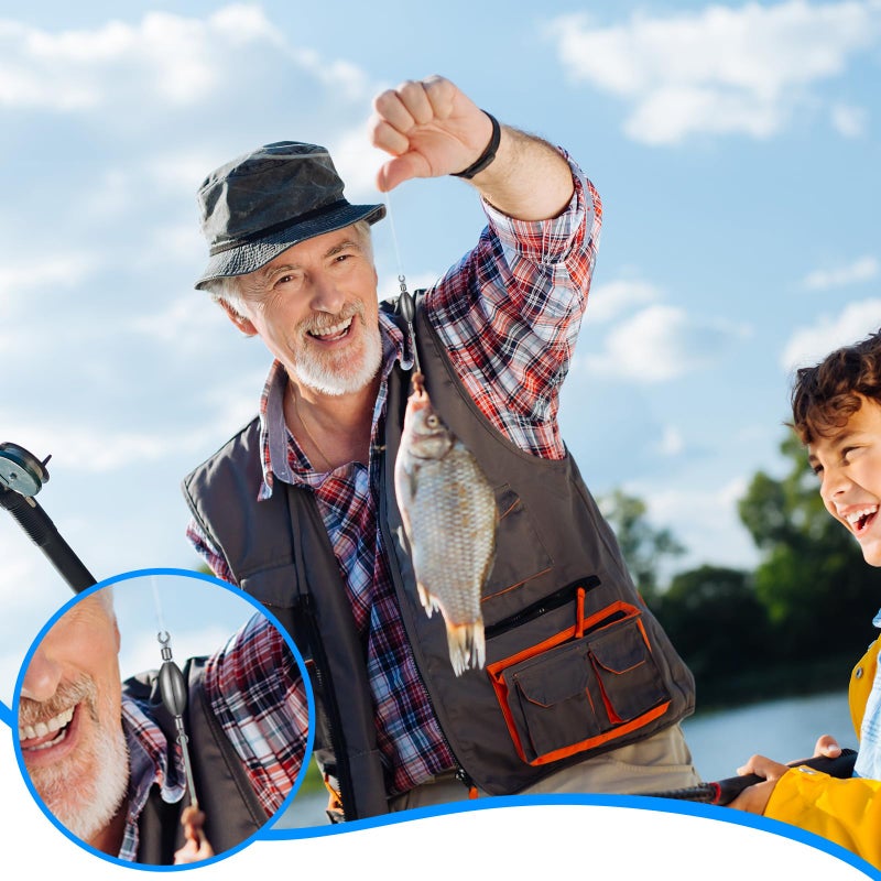 Seenelling 20 Pcs Brass Fishing Sinker Swivel Fishing Weights Saltwater Bullet Sinkers Drop Shot Weight Egg Sinkers with Swivel Rolling Removable Freshwater(1/8oz) - Image 4