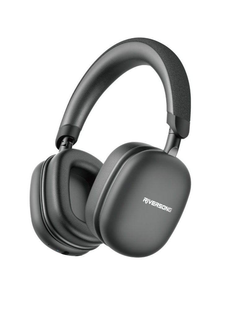 ريفرسونج سماعات رأس ريذم L2 فوق الأذن، وقت تشغيل يصل إلى 25 ساعة، خاصية إلغاء الضوضاء للمكالمات، صوت ستيريو عالي الدقة بزاوية 360 درجة، تصميم قابل للطي، دعم كابل AUX، EA326 - Image 1