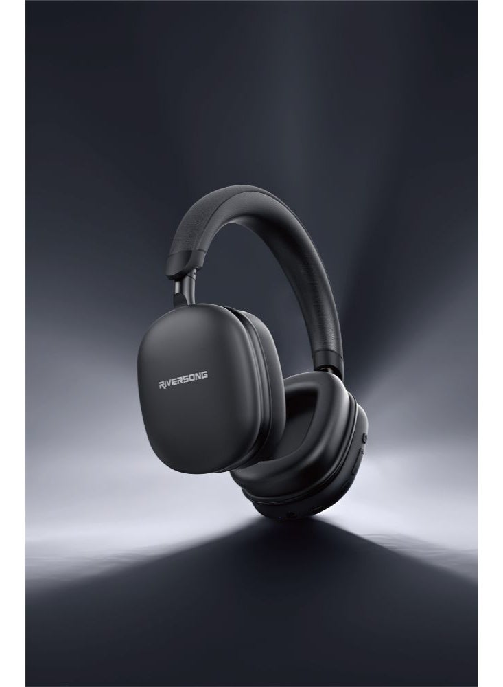 ريفرسونج سماعات رأس ريذم L2 فوق الأذن، وقت تشغيل يصل إلى 25 ساعة، خاصية إلغاء الضوضاء للمكالمات، صوت ستيريو عالي الدقة بزاوية 360 درجة، تصميم قابل للطي، دعم كابل AUX، EA326 - Image 2