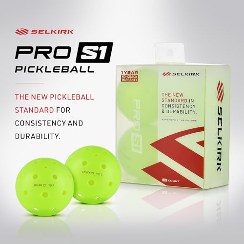 Selkirk Sport Pro S1 Ball | Crack-Resistant | 38 Hole Outdoor Pickleball Balls | USAPA Approved Pickle Ball for Tournament Play | Advanced Aerodynamics | 4 Pack Pickleballs - Image 2