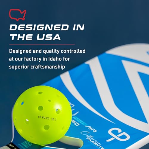 Selkirk Sport Pro S1 Ball | Crack-Resistant | 38 Hole Outdoor Pickleball Balls | USAPA Approved Pickle Ball for Tournament Play | Advanced Aerodynamics | 4 Pack Pickleballs - Image 5