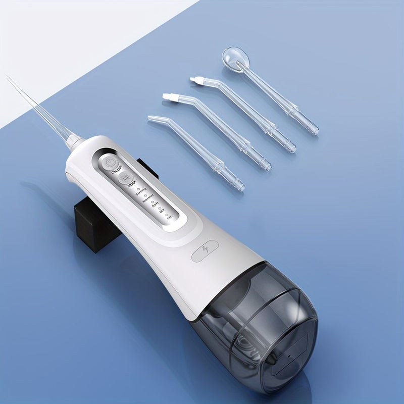 Black Rechargeable Wireless Water Flosser Portable Electric Oral Cleaner - Image 3