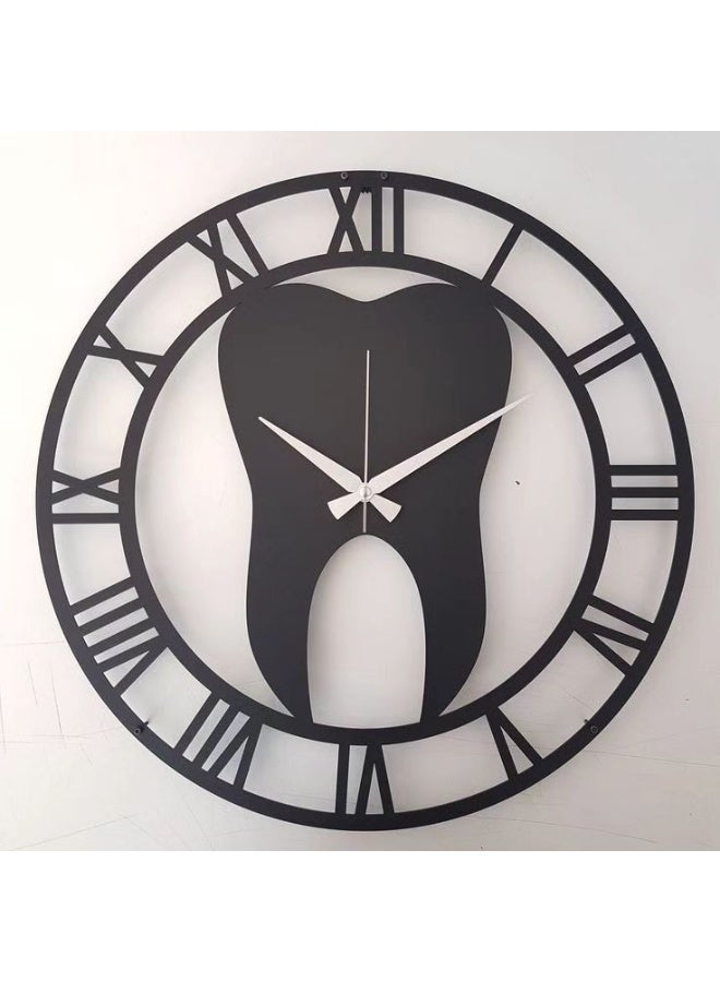 Modern metal wall clock, 50x50 cm, luxurious wall decor with a contemporary design, 2mm rust-resistant metal, electrostatic paint finish, large hands, precise movement, 3-year warranty against manufacturing defects - Image 3